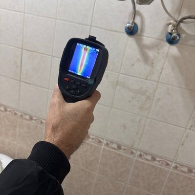 كاميرا حرارية لكشف تسربات المياه المخفية